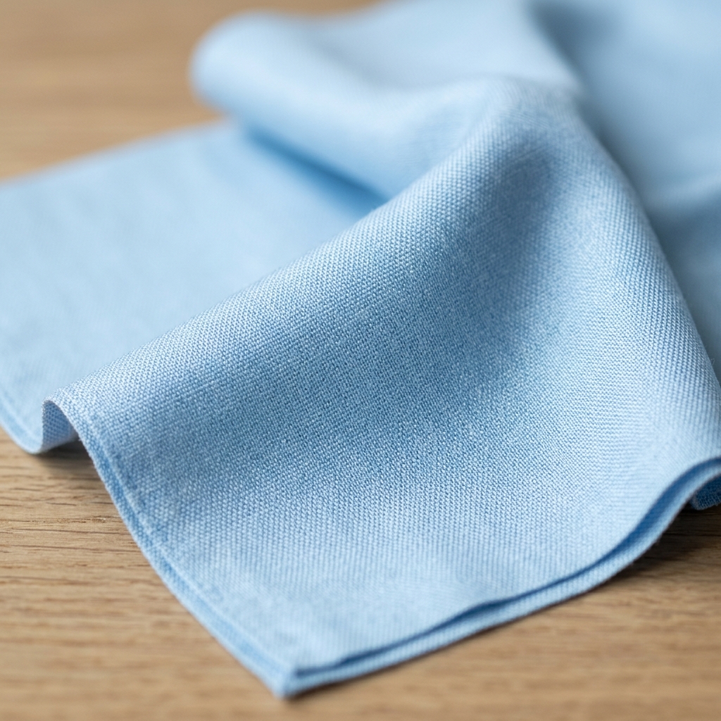 Sky Blue Bamboo Cotton