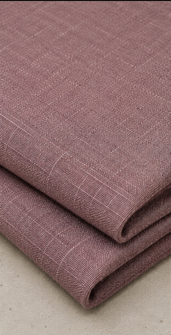 Dusty Mauve Cotton Linen