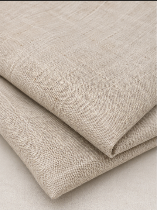Light Beige Cotton Linen