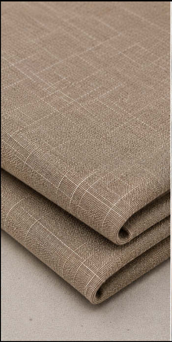 Mushroom Brown Cotton Linen