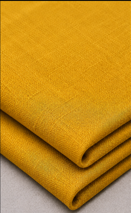Mustard Cotton Linen