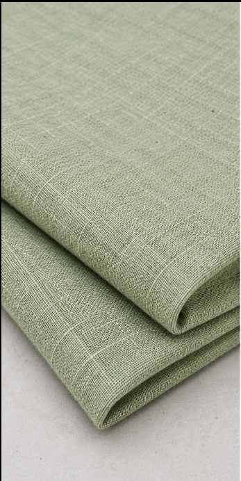 Soft Sage Green Cotton Linen