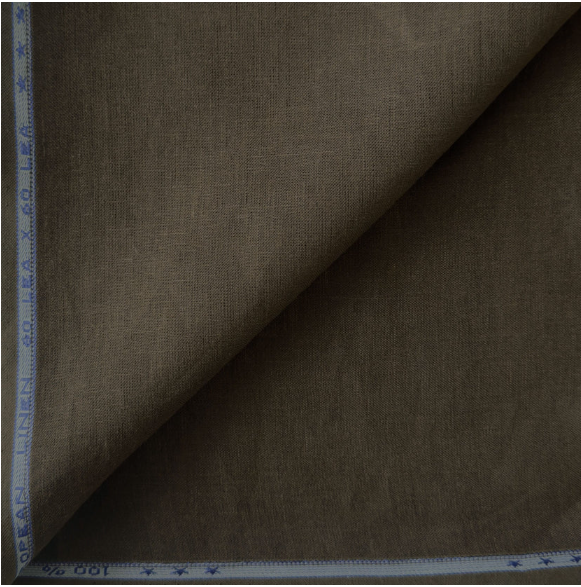 Chocolate Brown Linen