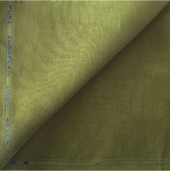 Dusty Olive Green Linen