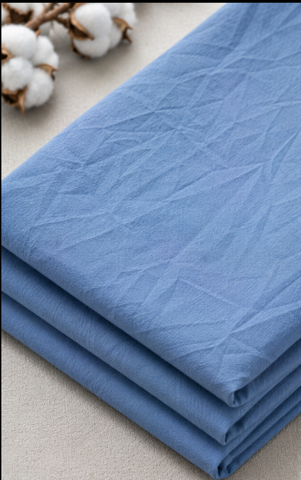 Dusty Cornflower Blue Pure Cotton