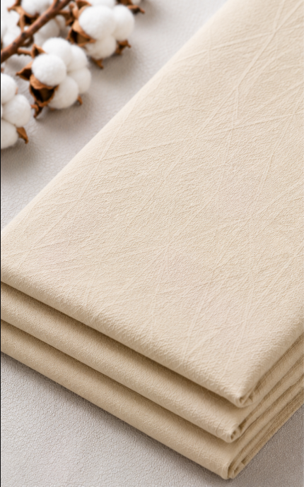 Light Beige Pure Cotton