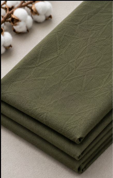 Olive Green Pure Cotton