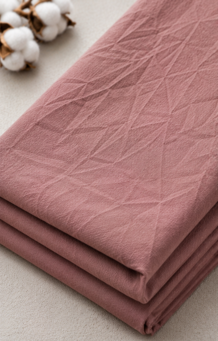 Soft Pink Pure Cotton