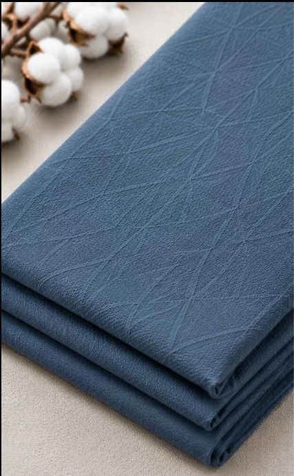 Steel Blue Pure Cotton